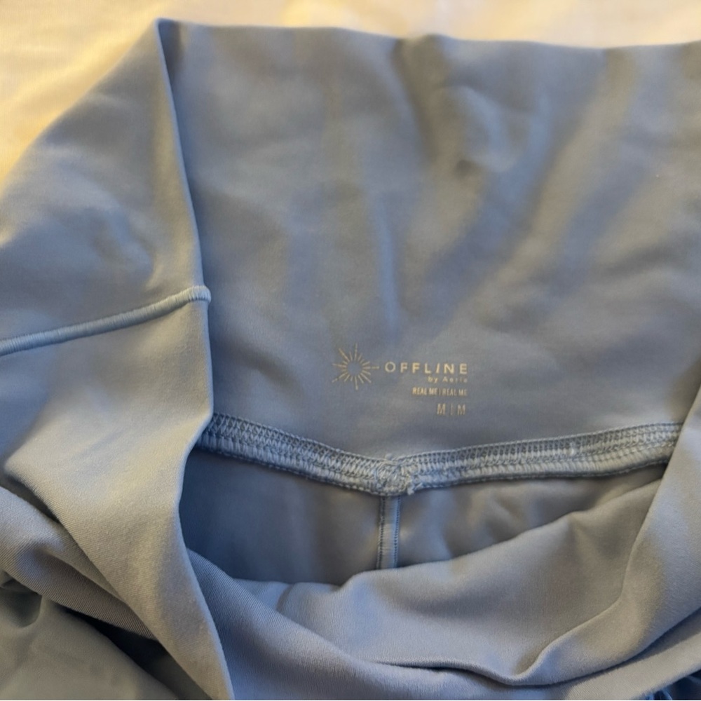 Aerie Light Blue Women's Shorts - Picture 3 of 3